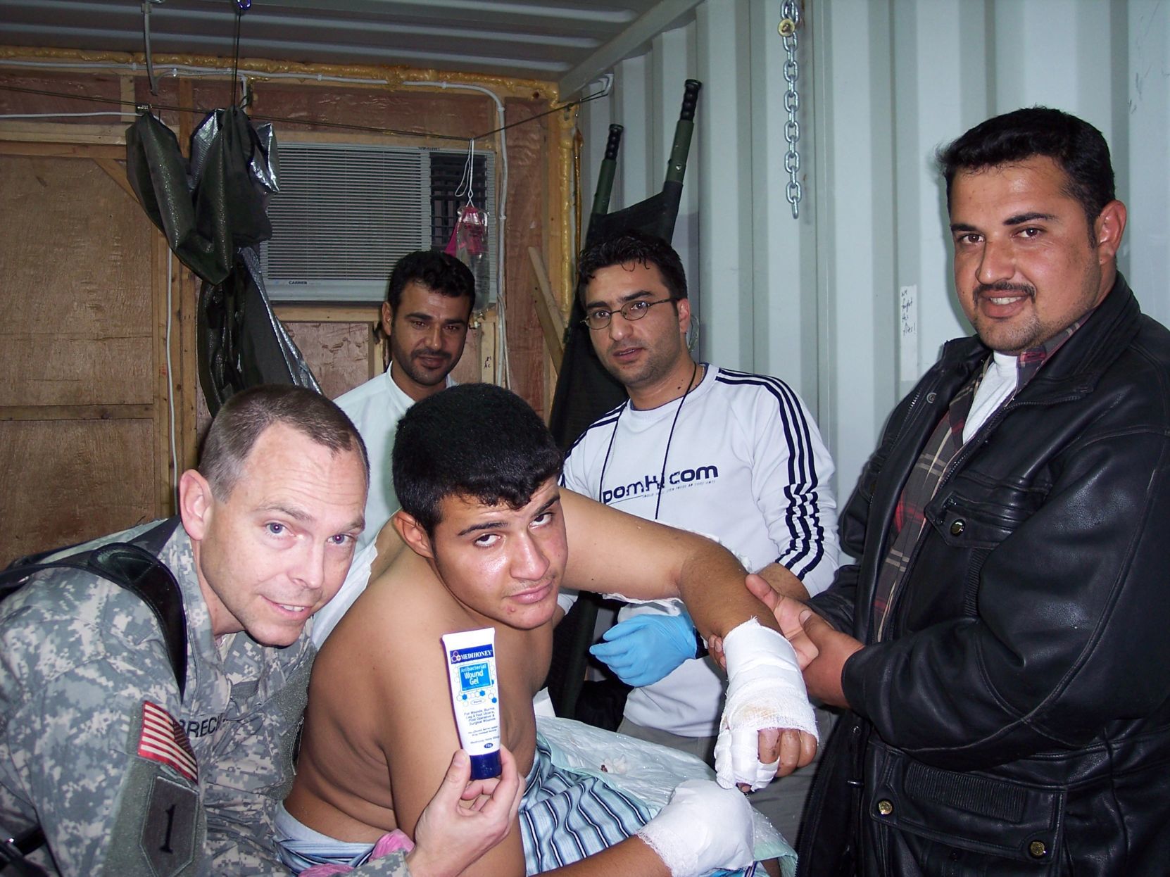 Treating burn victims